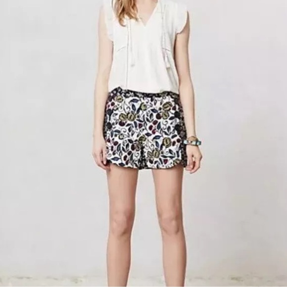 Anthropologie Cartonnier Blossomed Sailor Short . - Picture 1 of 6
